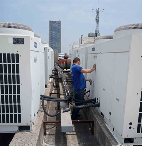 唐县中央空调制热和不制冷系统维修方法